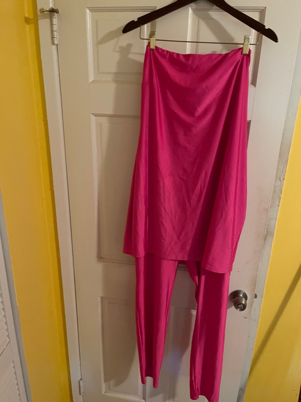 Fashion Nova Hot Pink Skirt Set